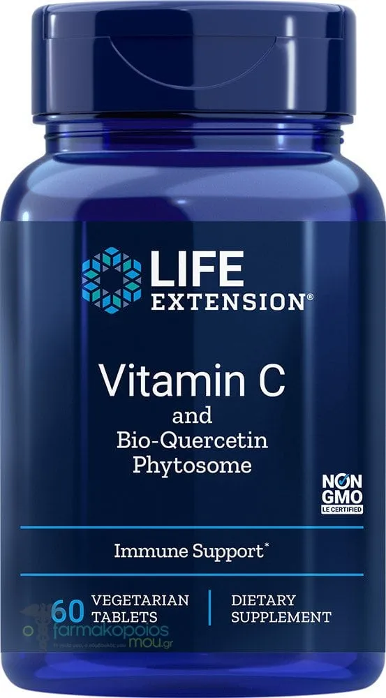 Life Extension Vitamin C & Bio Quercetin Phytosome, 60caps