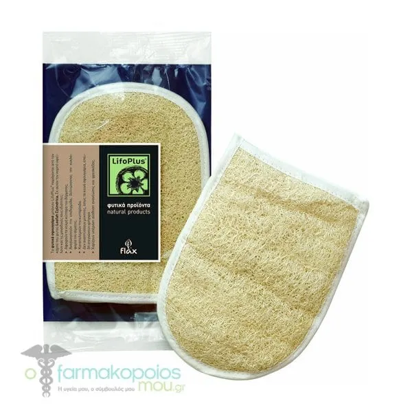 Lifoplus Classic Deluxe Loofah Double-Face Sponge, 1pc