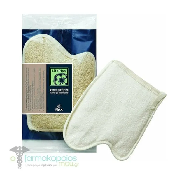 Lifoplus Loofah Palm-Shaped Sponge, 1pc