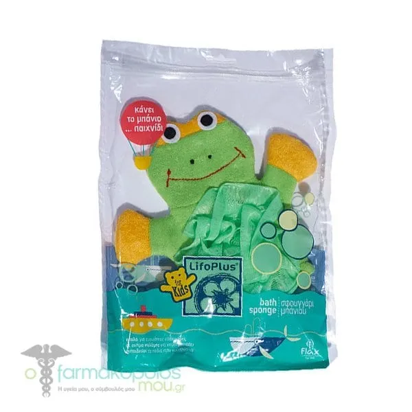 Lifoplus Kids Bath Sponge, 1pc - Βάτραχος