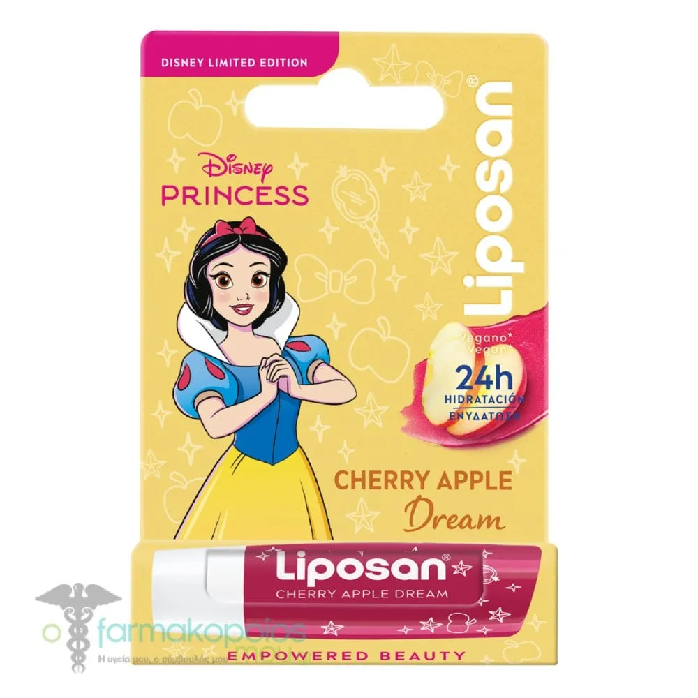 Liposan Cherry Apple Dream Disney Limited Edition Moisturizing Lip Balm, 4.8g