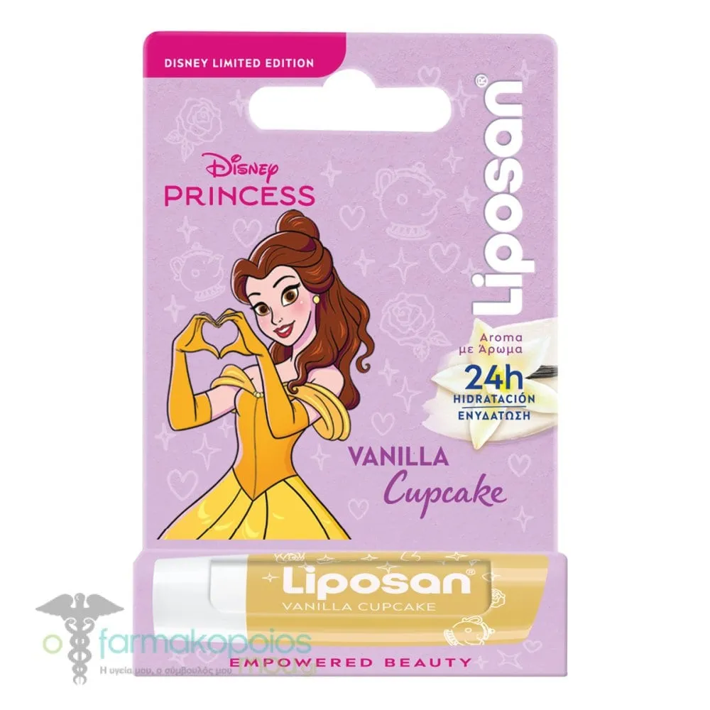 Liposan Vanilla Cupcake Disney Limited Edition Moisturizing Lip Balm, 4.8g