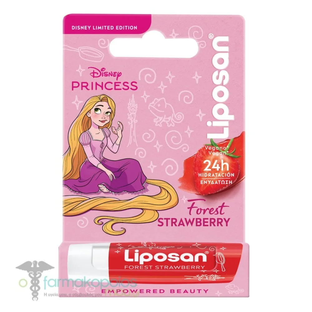 Liposan Forest Strawberry Disney Limited Edition Moisturizing Lip Balm, 4.8g