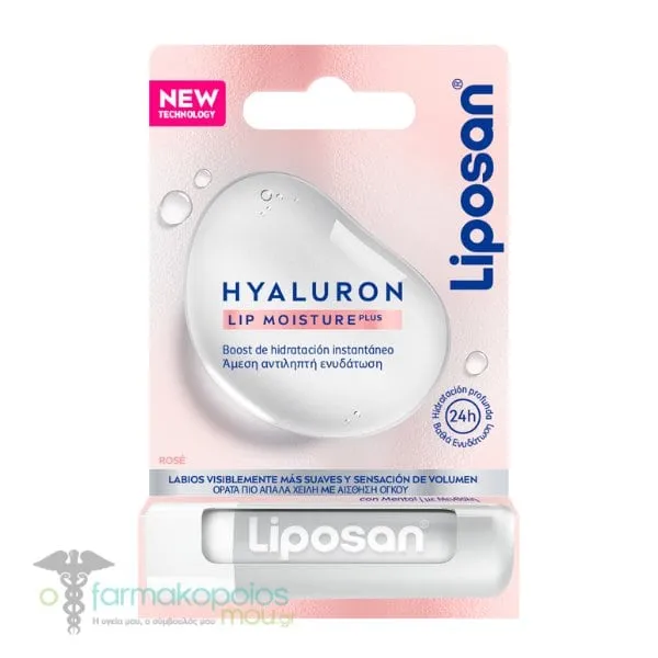 Liposan Hyaluron Lip Moisture Plus Rose Blister, 5.2g