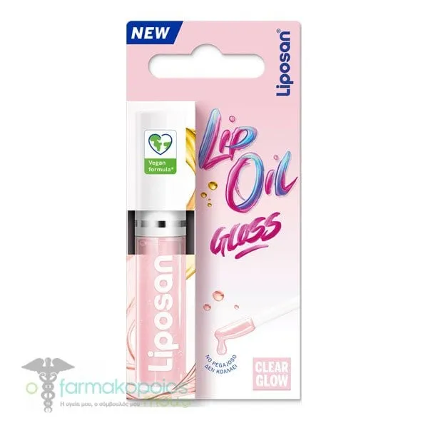 Liposan Lip Oil Gloss Clear Glow, 5.5ml