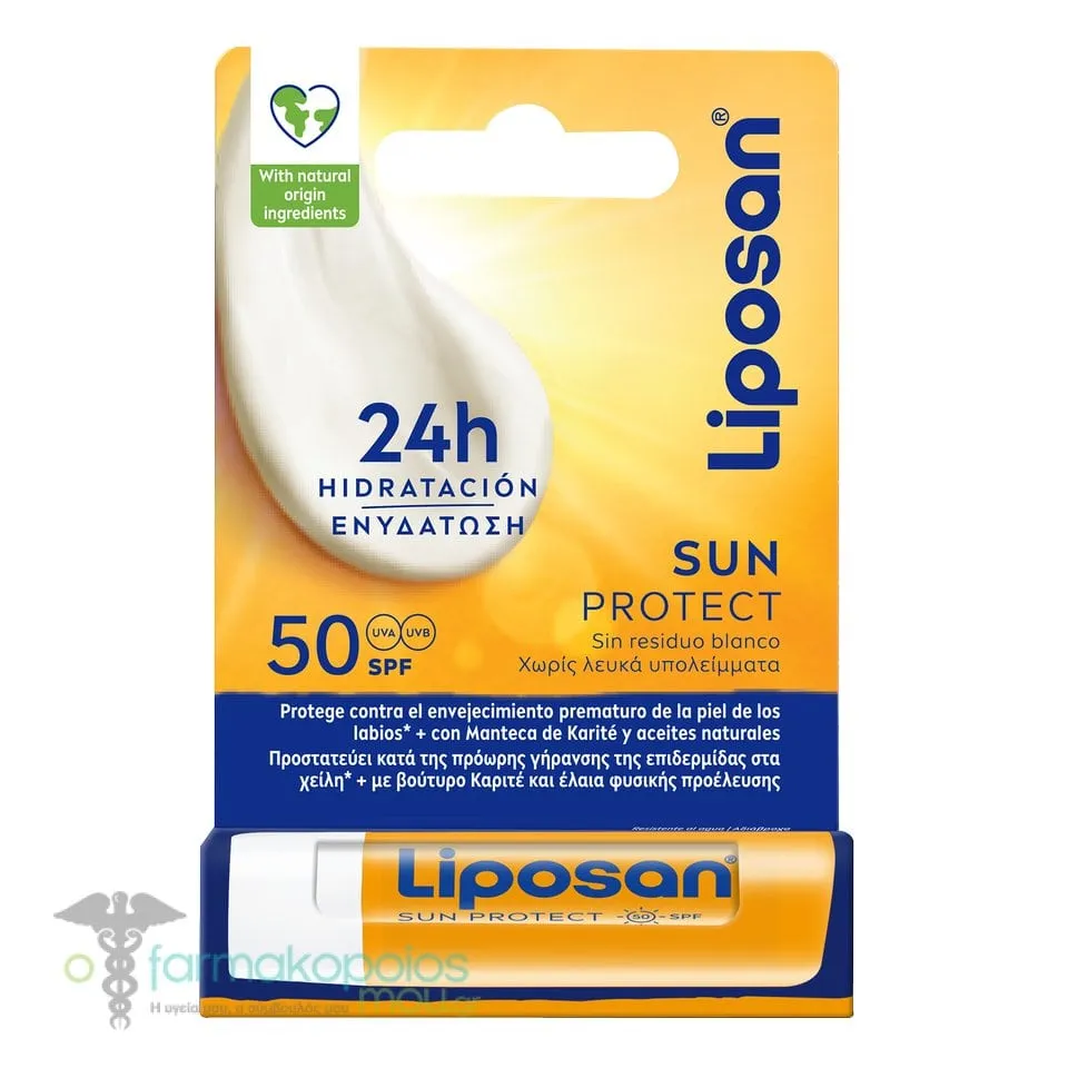 Liposan Sun Protect Lip Balm SPF50, 4.8g
