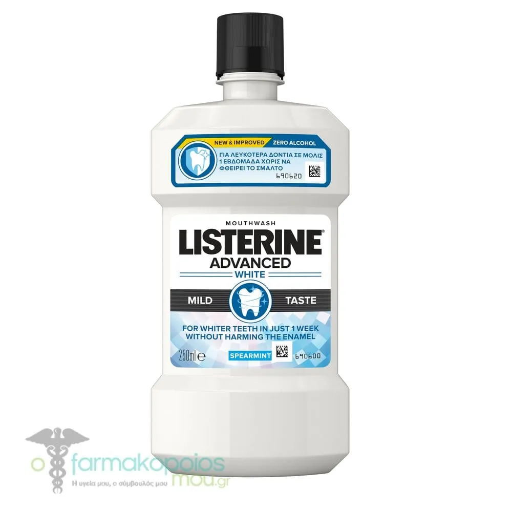 Listerine Advanced White Mouthwash, 250ml