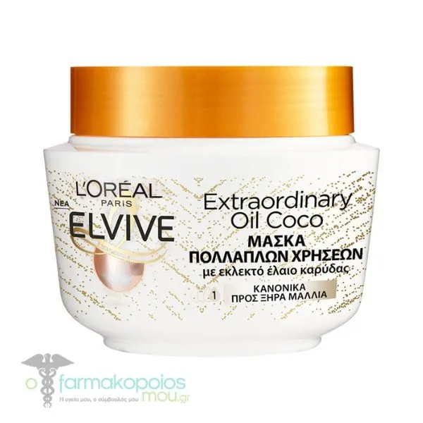 L'Oreal Paris Elvive Extraordinary Oil Coconut Mask, 300ml