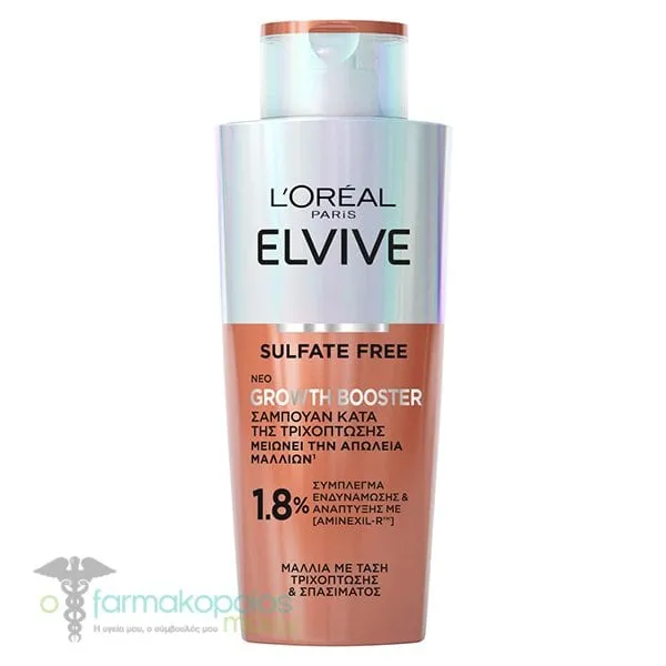 LOreal Paris Elvive Growth Booster Σαμπουάν κατά της Τριχόπτωσης, 200ml