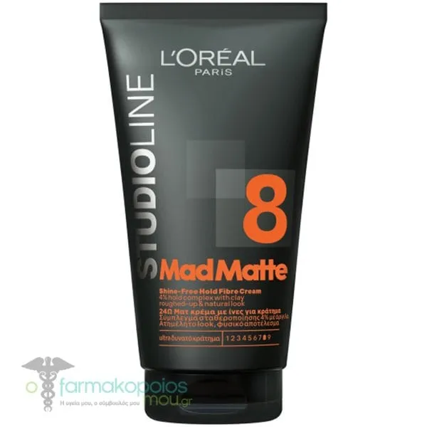 LOreal Paris Studio Line Mad Matte Κρέμα Διαμόρφωσης 8, 150ml