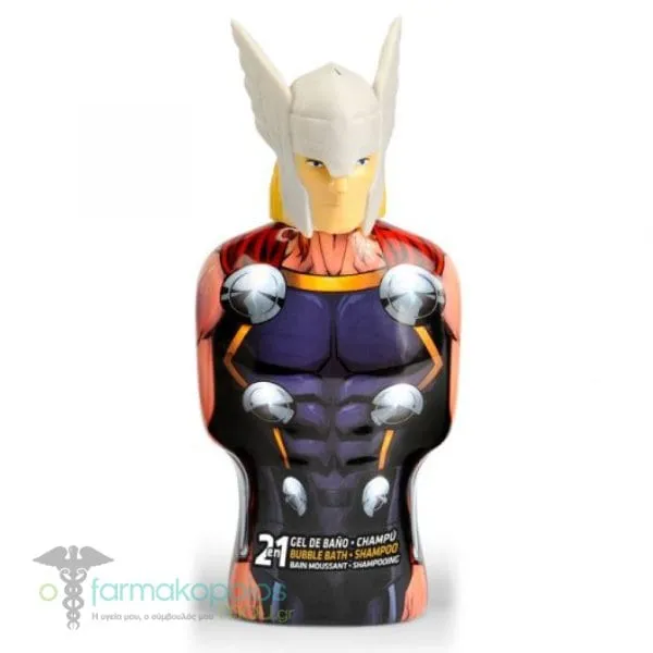 Lorenay Marvel 2in1 Bubble Bath & Shampoo Thor, 350ml