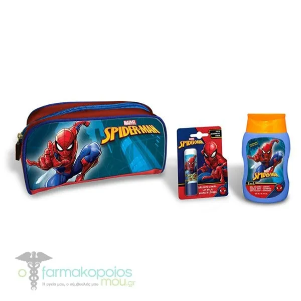 Lorenay Spiderman Gift Set with 2in1 Shampoo & Shower Gel, 200ml & Lip Balm, 4g, 1set