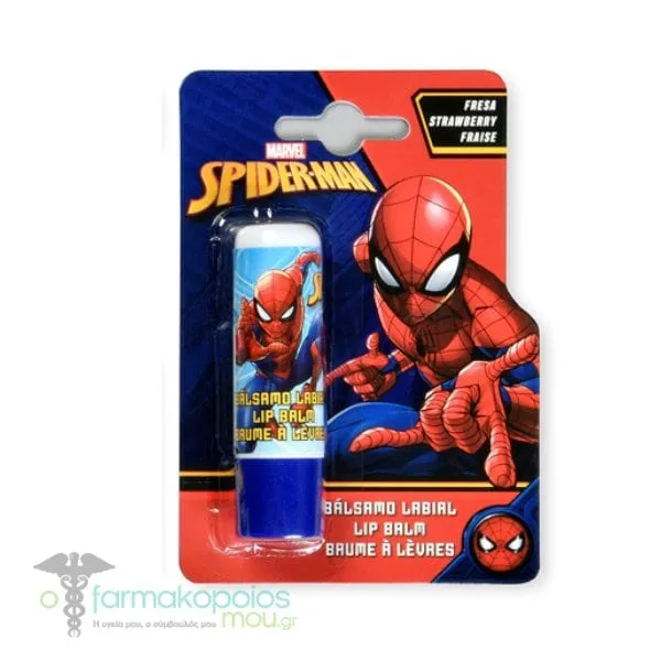 Lorenay Spiderman Lip Balm Strawberry, 1τεμ