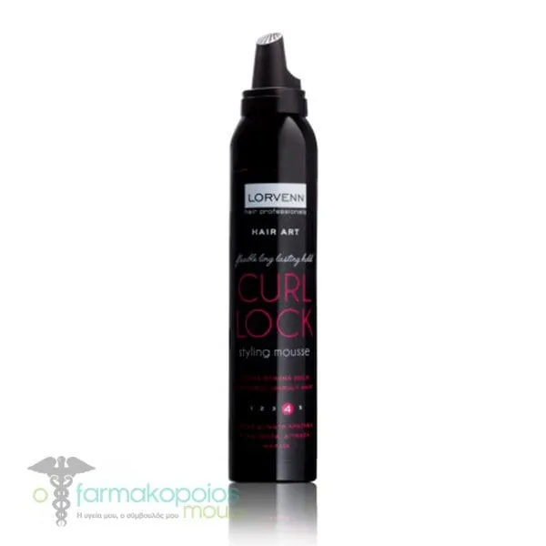 Lorvenn Curl Lock Styling Mousse, 200ml
