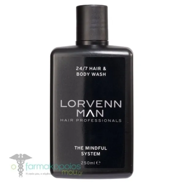Lorvenn Man 24/7 Hair & Body Wash, 250ml