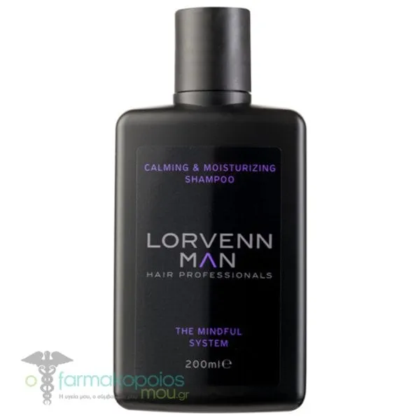 Lorvenn Man Calming & Moisturizing Shampoo for Dry Scalp, 200ml