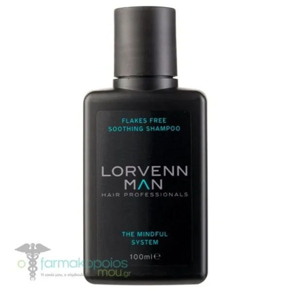 Lorvenn Man Flakes Free & Soothing Anti-Dandruff Shampoo, 100ml