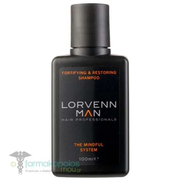 Lorvenn Man Fortifying & Restoring Shampoo with Keratin for Brittle Hair, 100ml