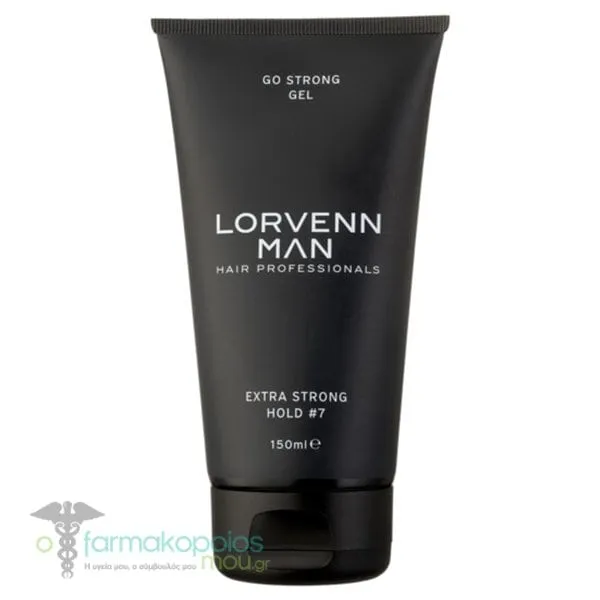 Lorvenn Man Go Strong Gel Extra Strong Long-Lasting with Hold 7, 150ml