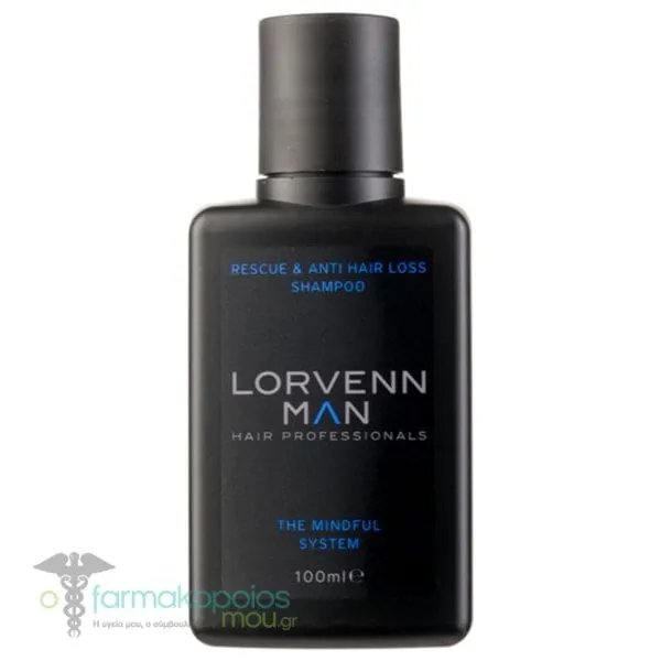 Lorvenn Man Rescue & Anti-Hair Loss Shampoo, 100ml