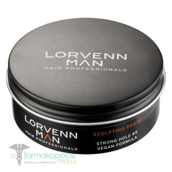 Lorvenn Man Sculpting Paste for Strong Hold 5, 80ml