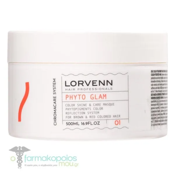 Lorvenn Phyto Glam Color Protection & Shine Hair Mask, 500ml