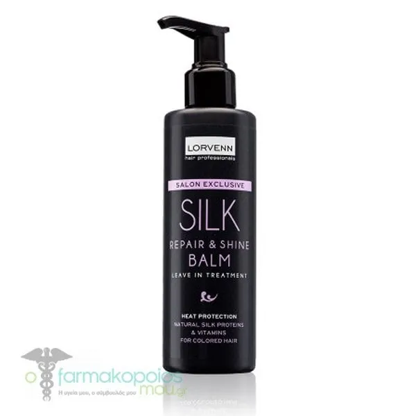 Lorvenn Salon Exclusive Silk Repair Shine Balm, 200ml