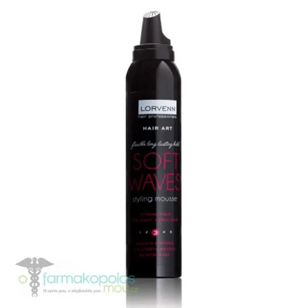 Lorvenn Soft Waves Styling Mousse, 200ml