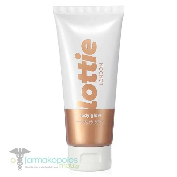 Lottie London Body Glow Highlighter Bronze Body Lotion with Glitter, 100ml