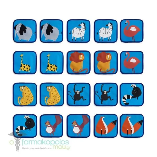 LYCSAC Boards Memory Animals Memory Game 3Y+, 1pc