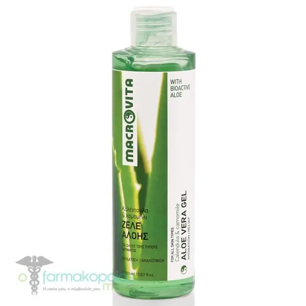 Macrovita Aloe Vera Gel for Hydration & Relief, 150ml