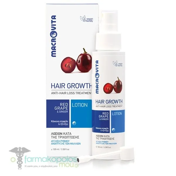 Macrovita Hair Growth Anti-Hair Lotion with Red Grape, 100ml