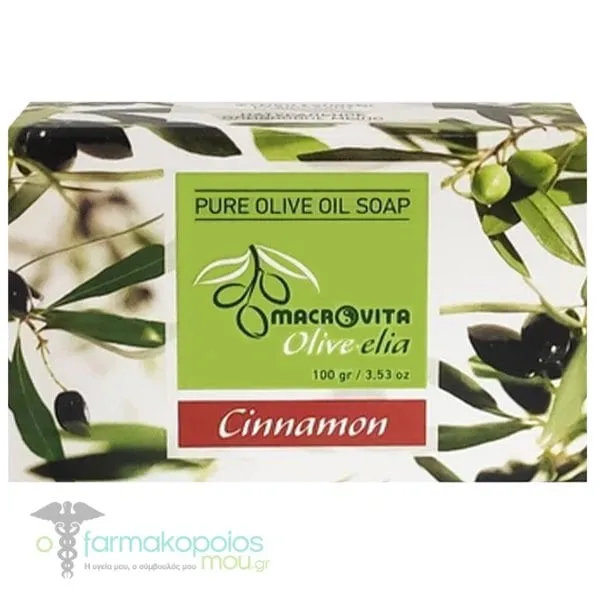Macrovita Pure Olive Oil Soap Cinnamon, 100g