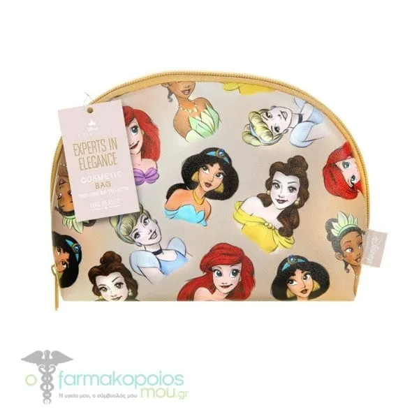 Mad Beauty Disney Princess Experts in Elegance Cosmetic Bag Mixed Princess , 1pc