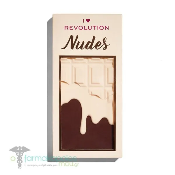 Make-up I Heart Revolution Nudes Chocolate Eyeshadow Palette, 1pc