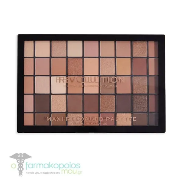 Make-up Revolution Maxi Reloaded Nudes Shadow Palette, 1pc