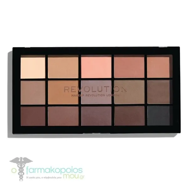 Make-up Revolution Reloaded Basic Mattes Shadow Palette, 1pc