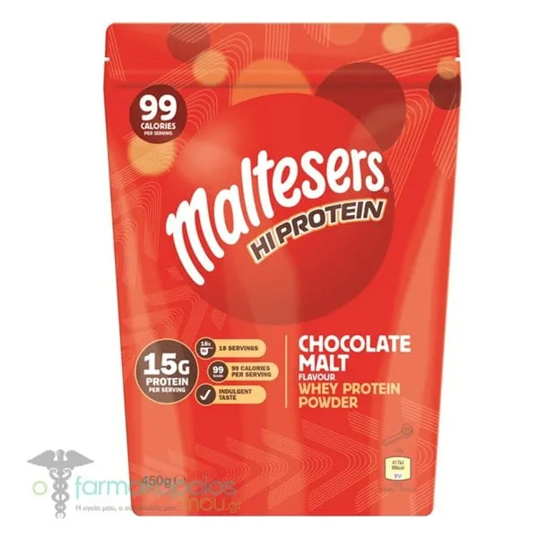 Maltesers HiProtein Chocolate Malt Flavored Protein Powder, 450g