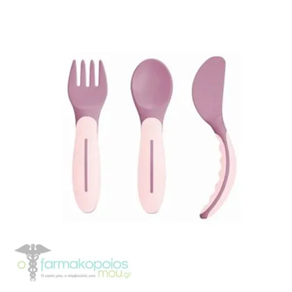 Mam Baby's Cutlery 6m+, 3pcs - Σομόν