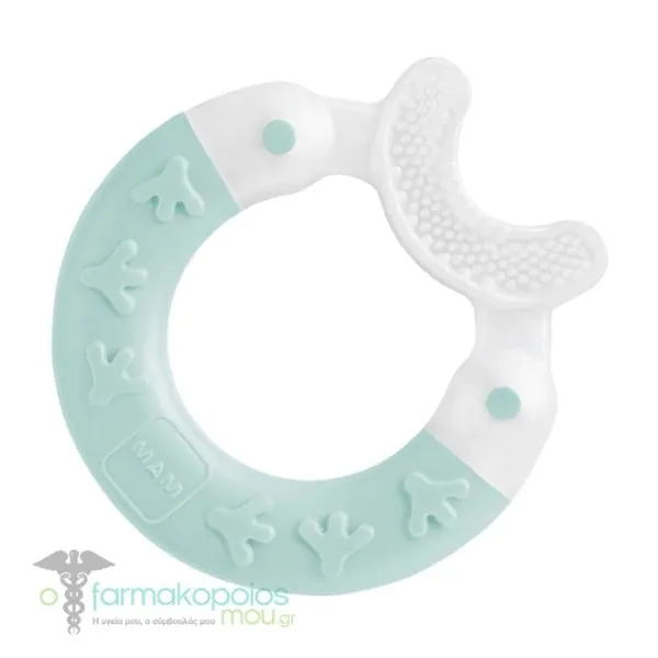 Mam Bite & Brush Teether 3m+, 1pc - Γαλάζιο