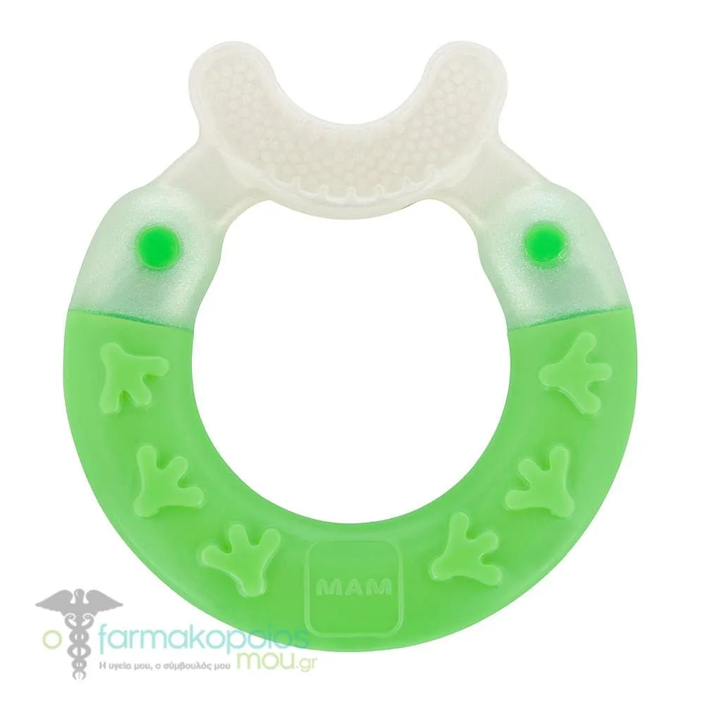 Mam Bite & Brush Teether 3m+, 1pc - Πρασινο