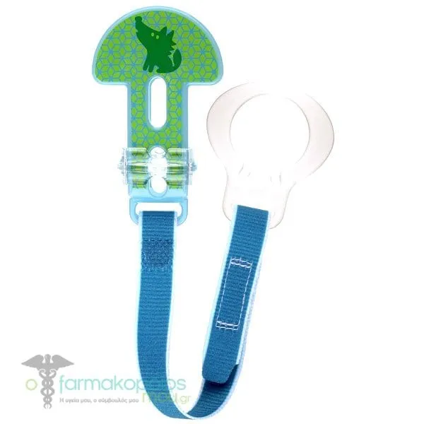 Mam Soother Clip 0m+, 1pc - Πρασινο