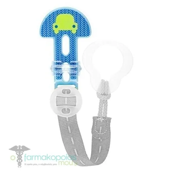 Mam Soother Clip 0m+, 1pc - Μπλέ