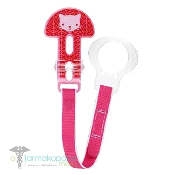Mam Soother Clip 0m+, 1pc - Φούξια