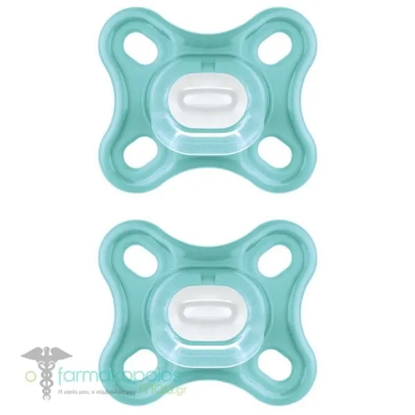 Mam Comfort Orthodontic Silicone Soother 0-2m (126S), 2pcs - Πετρολ