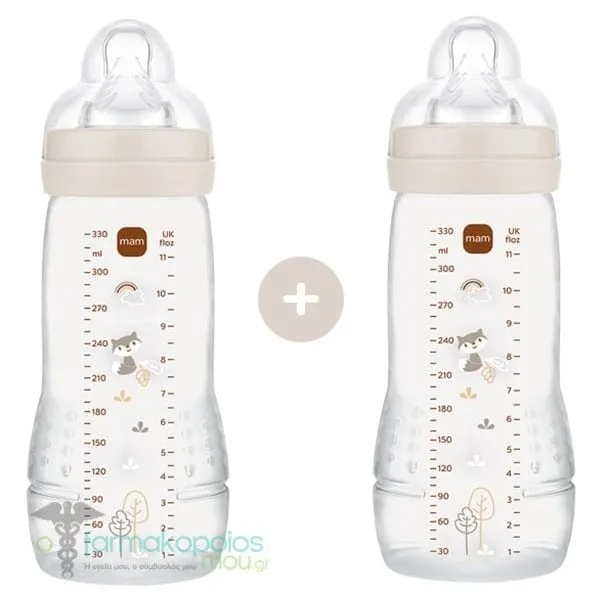 Mam Set Easy Active Baby Bottle 4m+, 2x330ml - 22