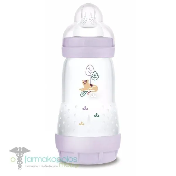 Mam Easy Start Anti-Colic Anti-Colic Baby Bottle 2m+, 260ml - Λίλα