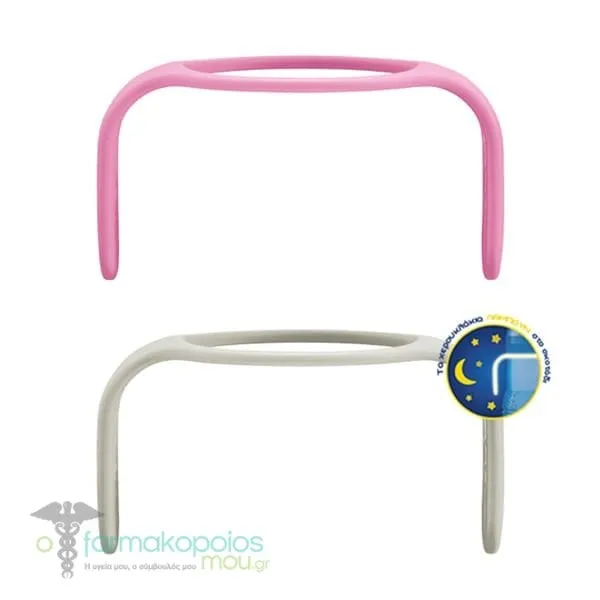 Mam Hold My Bottle Day & Night Set 0+, 2pcs - Ρόζ-Διάφανο