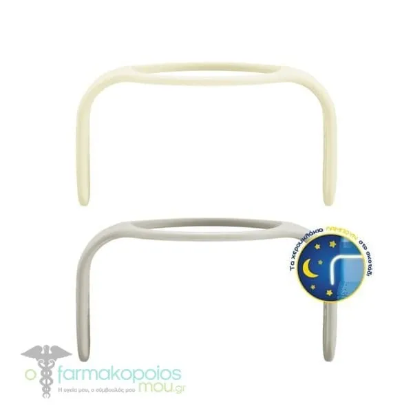 Mam Hold My Bottle Day & Night Set 0+, 2pcs - Διάφανο-Άσπρο