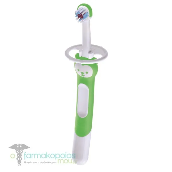Mam Training Brush with Safety Shield 5m+ (605), 1pc - Πρασινο